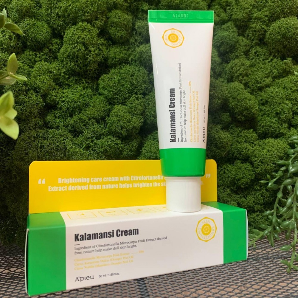 Осветляющий крем для лица с экстрактом каламанси APIEU Kalamansi Cream 50мл Осветляющий крем для лица с экстрактом каламанси APIEU Kalamansi Cream 50мл