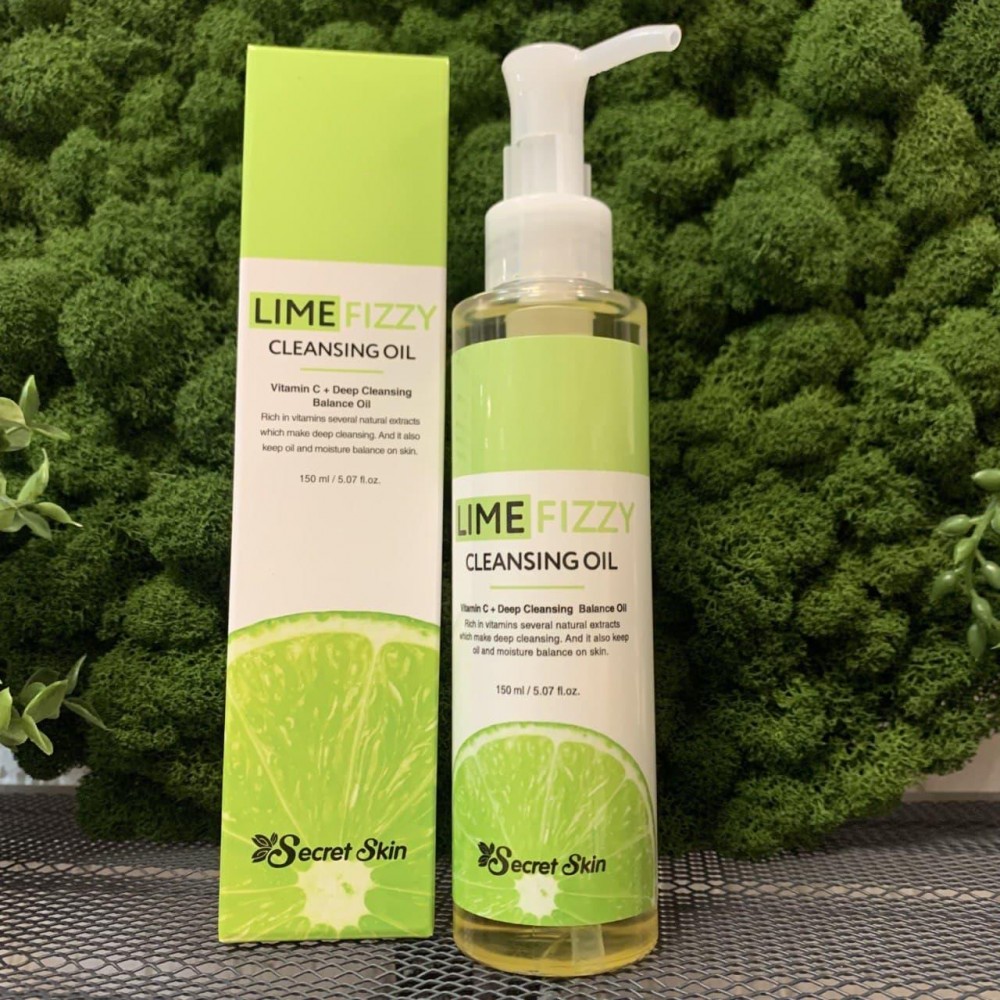 Гидрофильное масло с экстрактом лайма SECRET SKIN Lime Fizzy Cleansing Oil