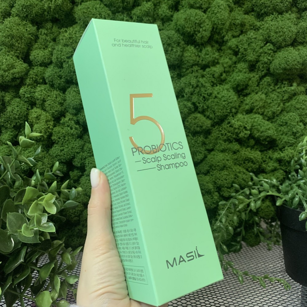 Глубокоочищающий шампунь с пробиотиками Masil 5 Probiotics Scalp Scaling Shampoo 300мл