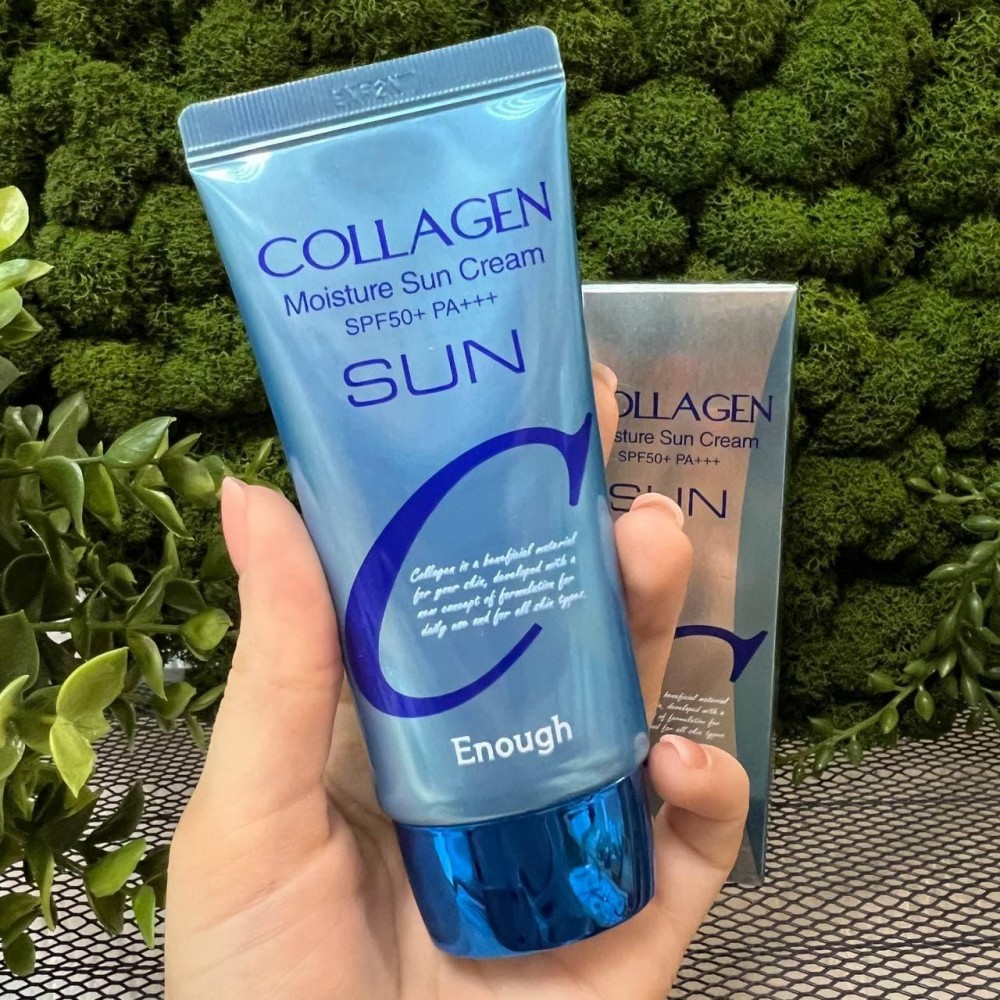 Увлажняющий солнцезащитный крем с коллагеном ENOUGH Collagen Moisture Sun Cream SPF50+ PA+++