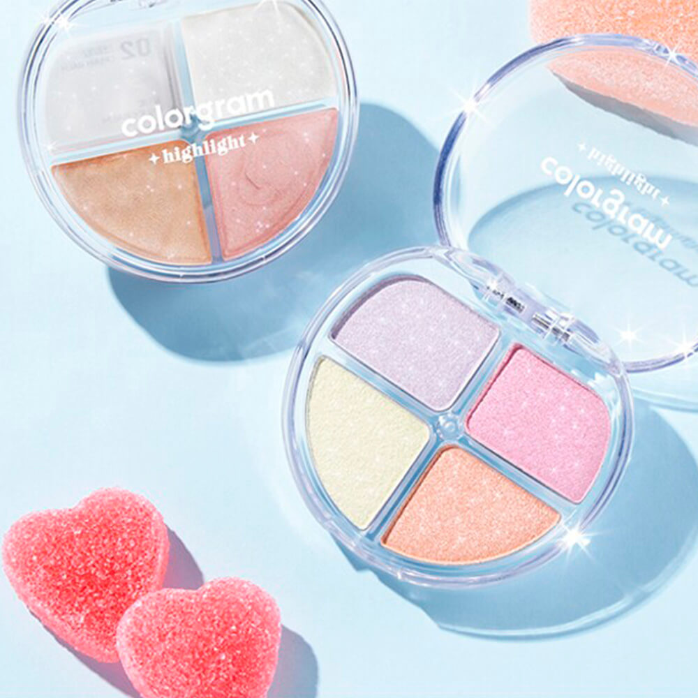 Палетка хайлайтеров для лица colorgram Tintin Dory Highlighter Palette 02 Cream Balm