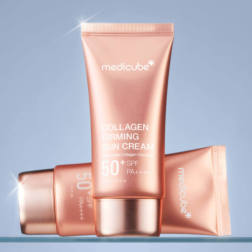 Тонирующий солнцезащитный крем с коллагеном medicube Collagen Firming Sun Cream SPF50+ PA++++ 10мл