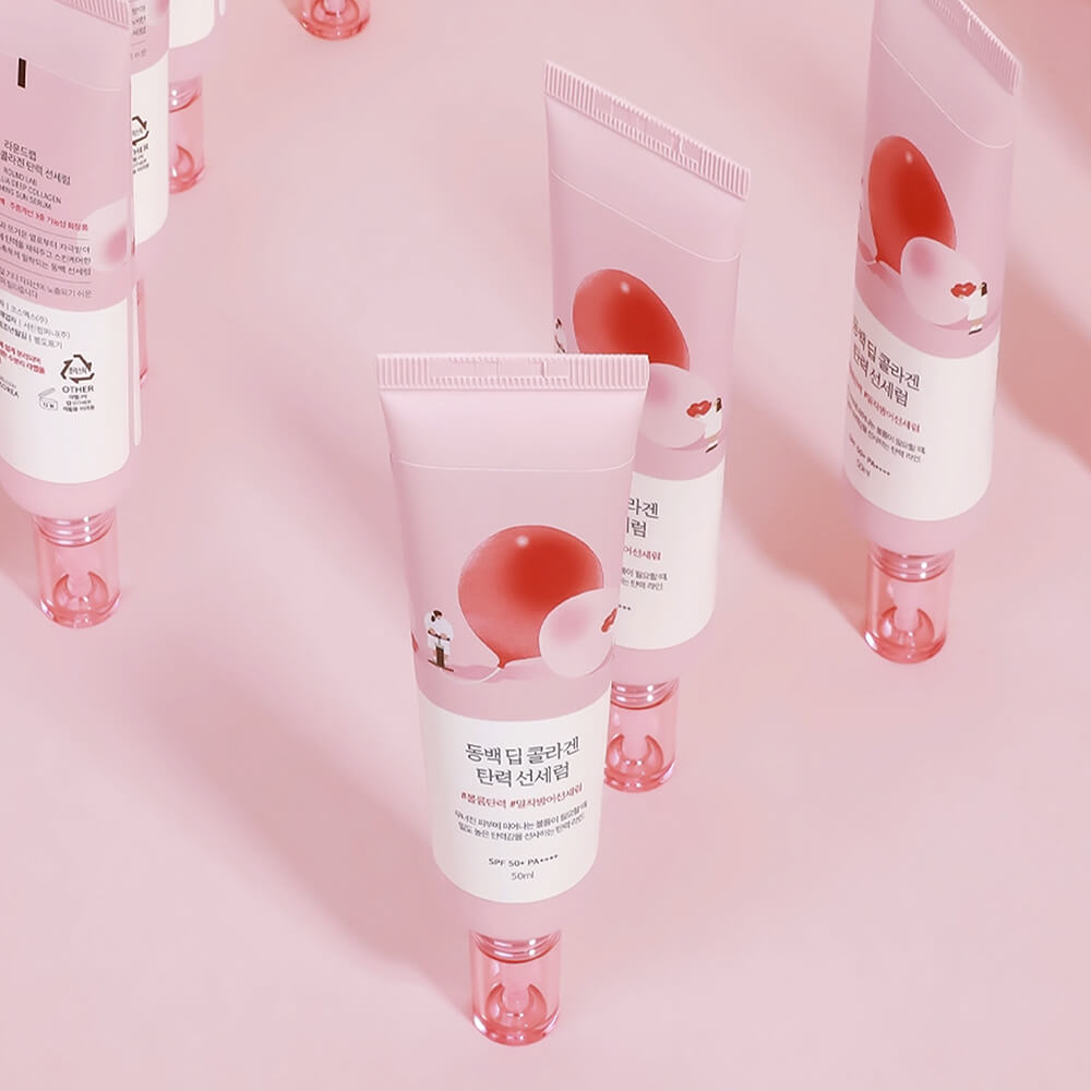 Солнцезащитная сыворотка с коллагеном Round Lab Camellia Deep Collagen Firming Sun Serum SPF50+ PA++++ Солнцезащитная сыворотка с коллагеном Round Lab Camellia Deep Collagen Firming Sun Serum SPF50+ PA++++
