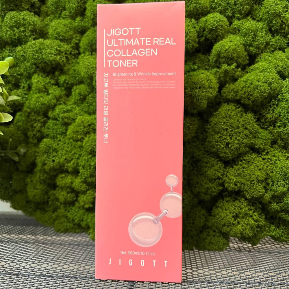 Тонер антивозрастной с коллагеном Jigott Ultimate Real Collagen Toner, 300мл