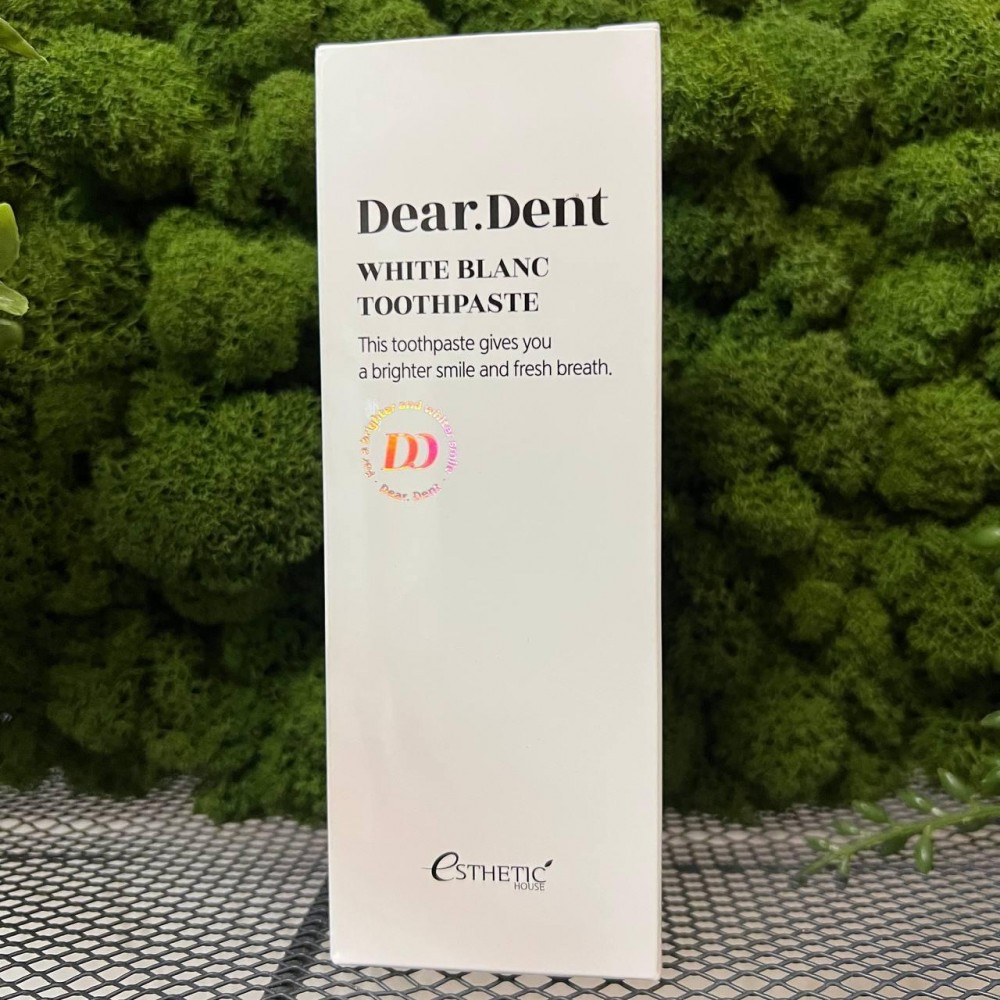 Esthetic House Паста зубная отбеливающая - Dear.dent white blanc toothpaste, 80г