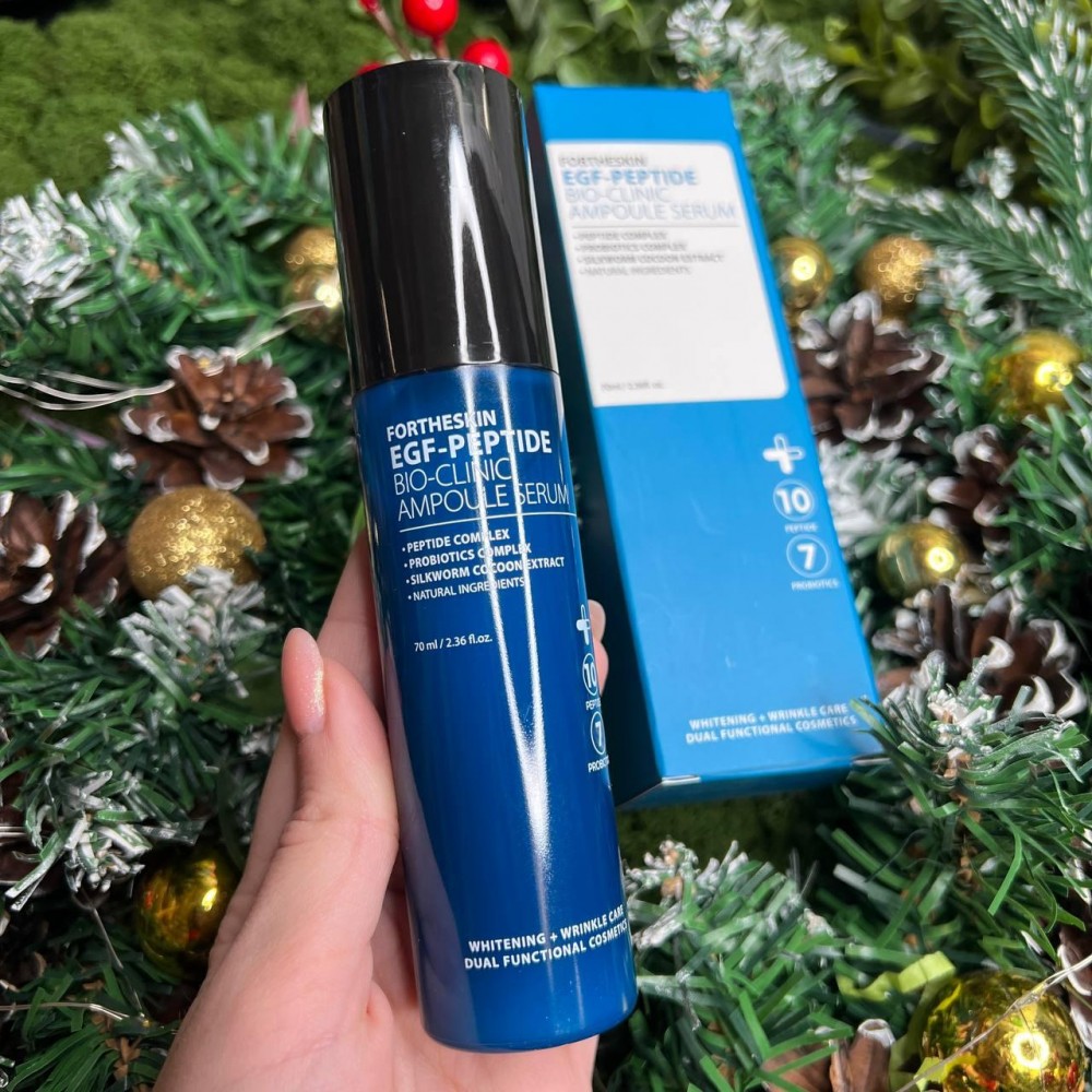 Сыворотка для лица с пептидами Fortheskin EGF-Peptide Bio-Clinic Ampoule Serum, 70мл