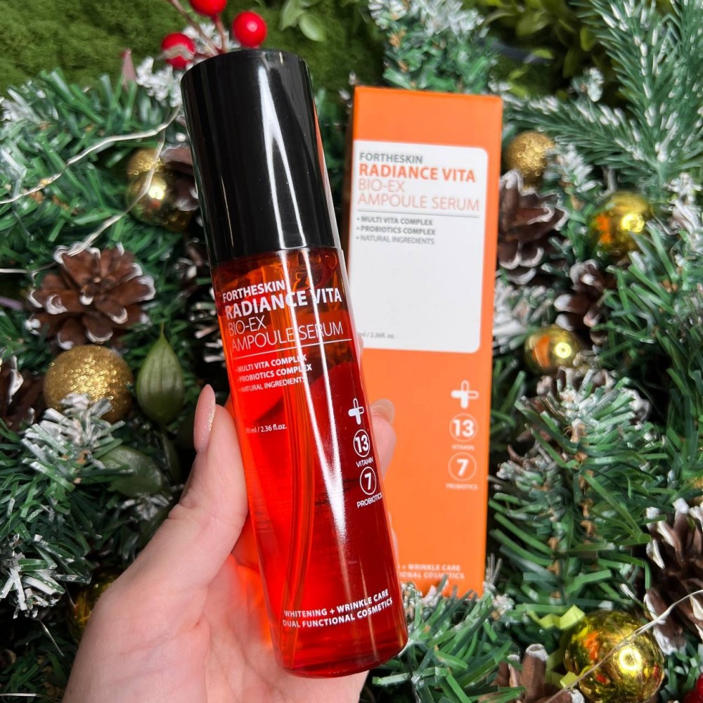 Сыворотка для лица с витаминами Fortheskin Radiance Vita Bio-Ex Ampoule Serum, 70мл