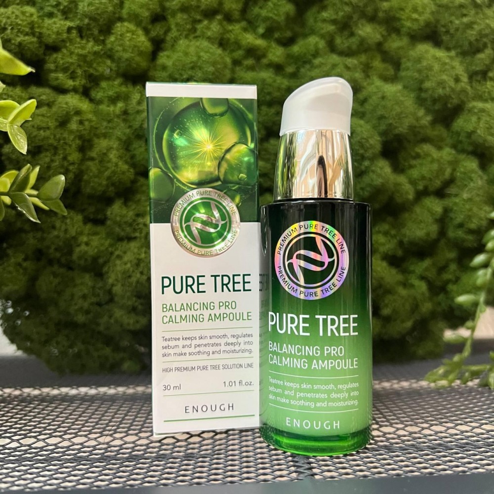 Успокаивающая сыворотка с чайным деревом Enough Pure Tree Balancing Pro Calming Ampoule, 30мл