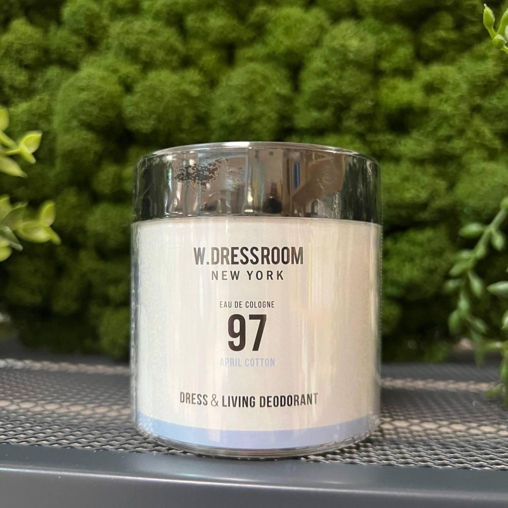 Ароматизатор гелевый для гардероба W.Dressroom Dress & Living Deodorant № 97 April Cotton 110гр Ароматизатор гелевый для гардероба W.Dressroom Dress & Living Deodorant № 97 April Cotton 110гр
