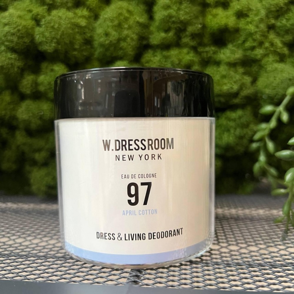Ароматизатор гелевый для гардероба W.Dressroom Dress & Living Deodorant № 97 April Cotton 110гр Ароматизатор гелевый для гардероба W.Dressroom Dress & Living Deodorant № 97 April Cotton 110гр