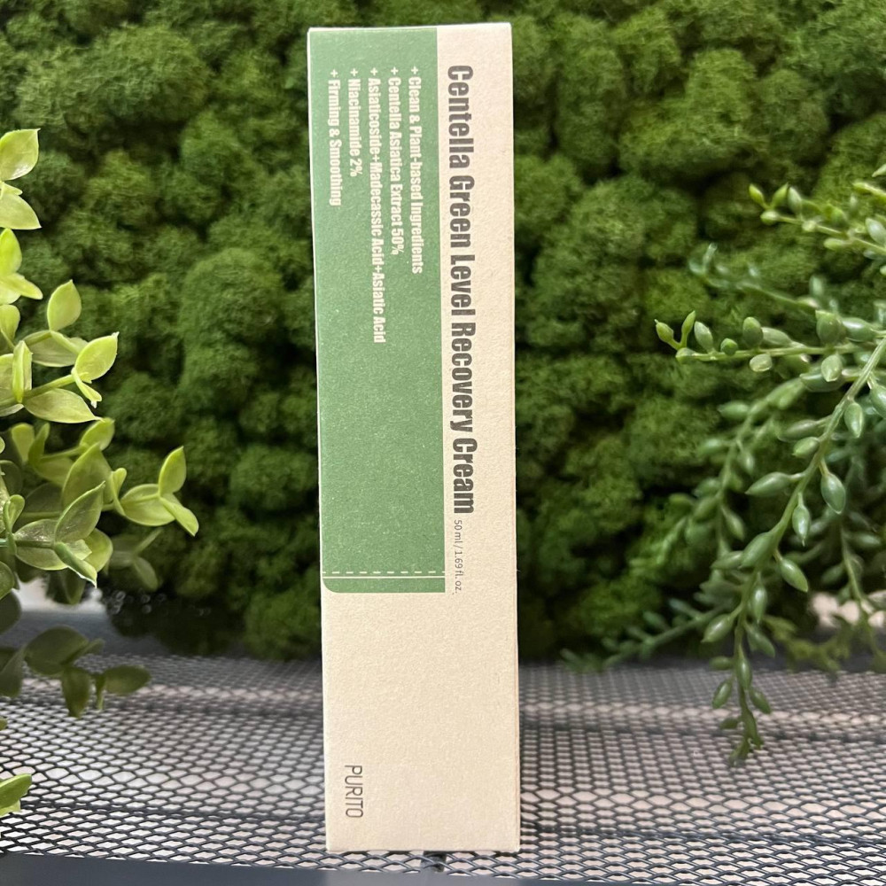 Крем для лица успокаивающий с  центеллой Purito Centella Green Level Recovery Cream, 50мл