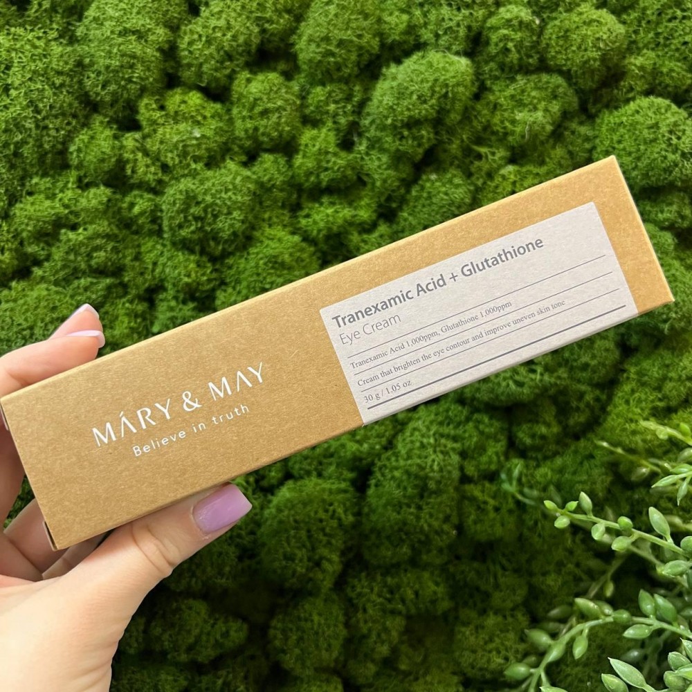 Крем для кожи вокруг глаз осветляющий Mary&May Tranexamic Acid Glutathion Eye Cream 30мл