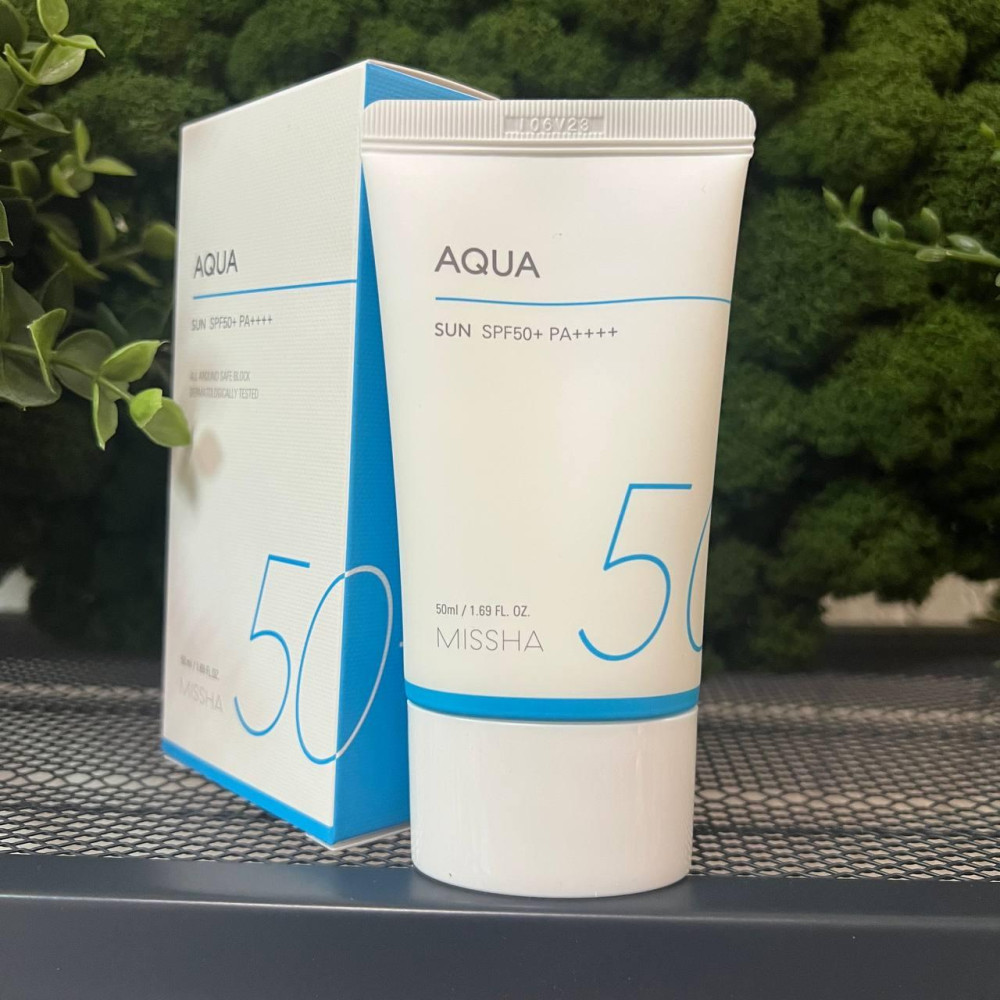 Солнцезащитный крем Missha All Around Safe Block Aqua Sun, 50мл Солнцезащитный крем Missha All Around Safe Block Aqua Sun, 50мл