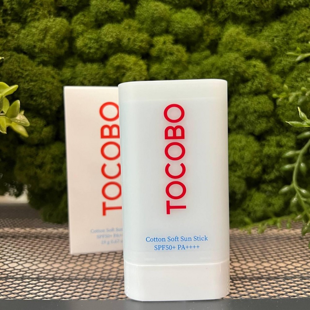 Стик для лица солнцезащитный Tocobo Cotton Soft Sun Stick SPF50+ PA++++ Стик для лица солнцезащитный Tocobo Cotton Soft Sun Stick SPF50+ PA++++