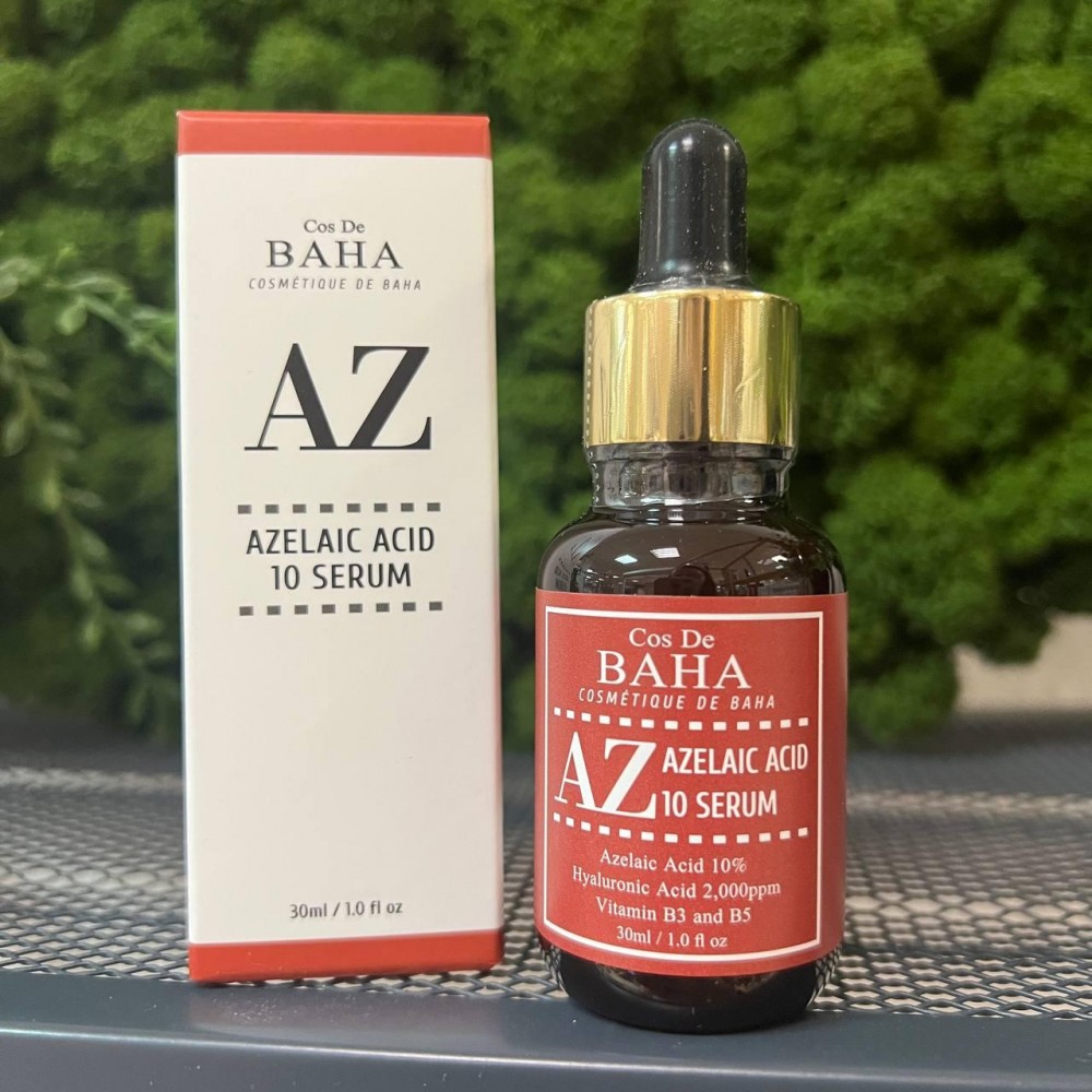 Противовоспалительная сыворотка с азелаиновой кислотой Cos De BAHA AZ Azelaic Acid 10 Serum 30мл