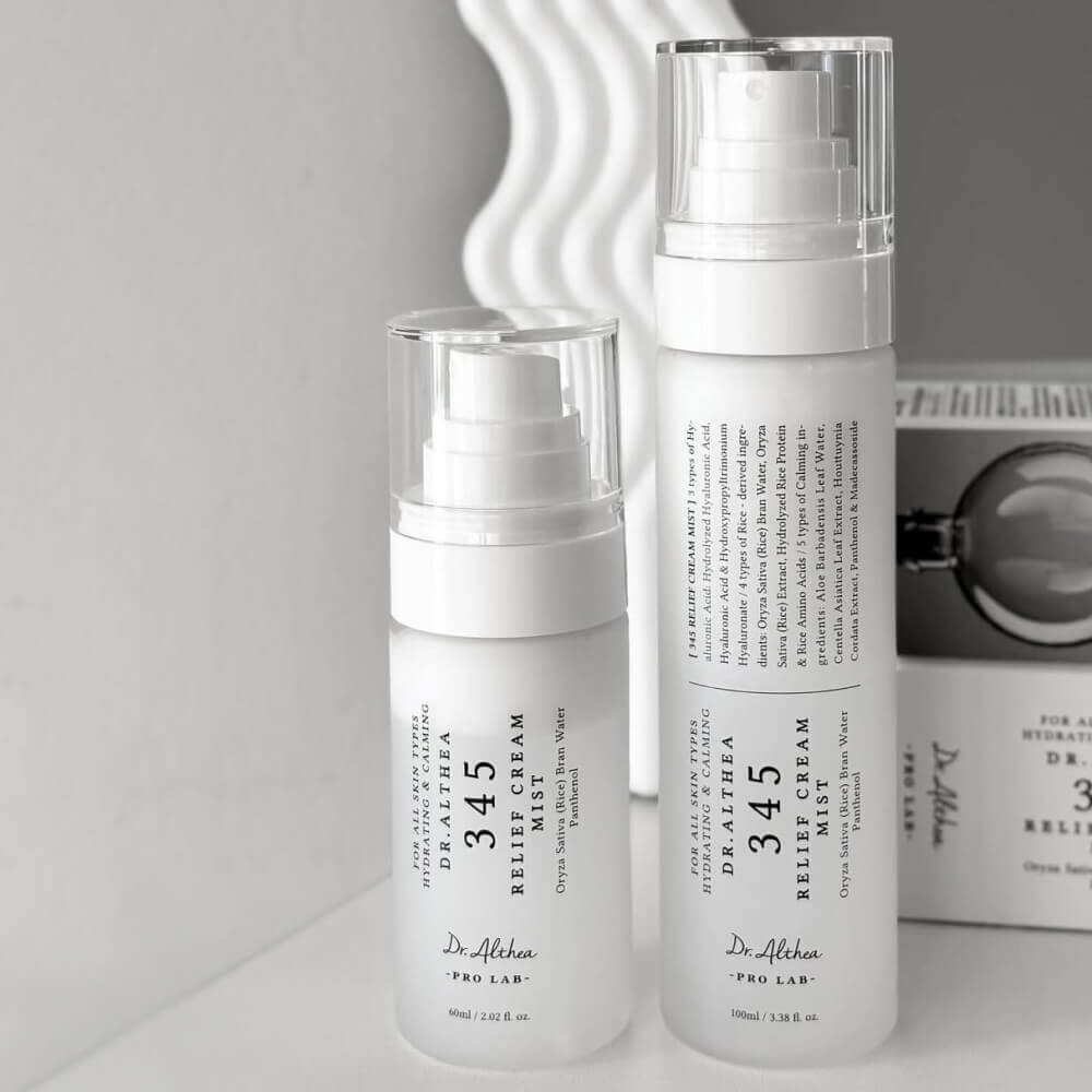 Успокаивающий мист с гидролатом риса и пантенолом Dr. Althea 345 Relief Cream Mist 100 мл