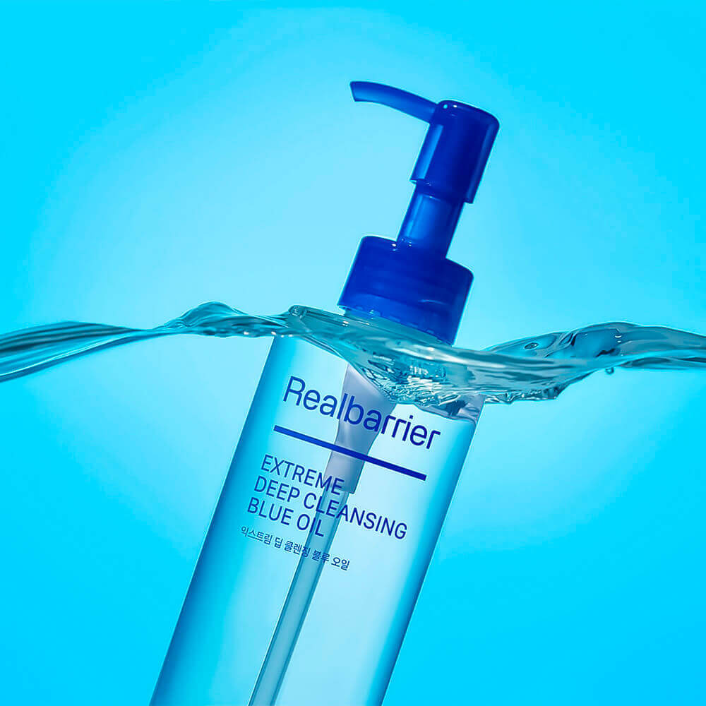 Гидрофильное масло для чувствительной кожи Real Barrier Extreme Deep Cleansing Blue Oil