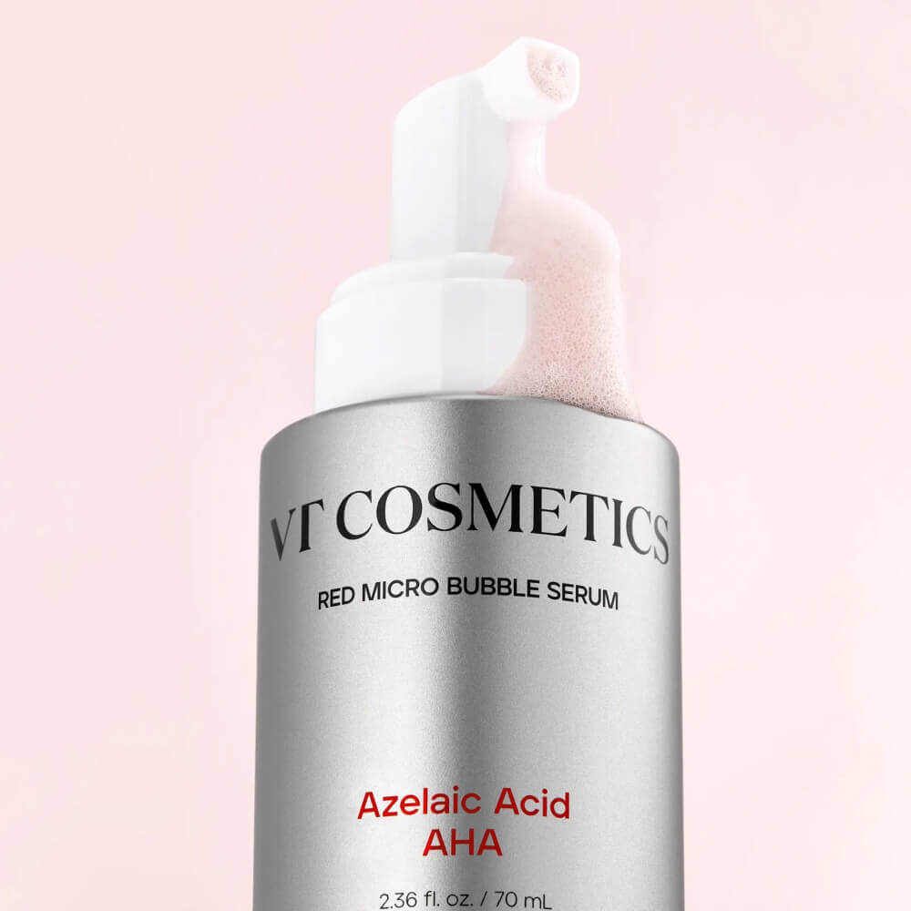 Пузырьковая сыворотка с азелаиновой кислотой VT Cosmetics Az AHA Red Micro Bubble Serum Пузырьковая сыворотка с азелаиновой кислотой VT Cosmetics Az AHA Red Micro Bubble Serum