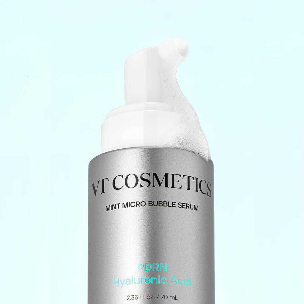 Пузырьковая сыворотка с ПДРН VT Cosmetics PDRN Hyaluronic Mint Micro Bubble Serum Пузырьковая сыворотка с ПДРН VT Cosmetics PDRN Hyaluronic Mint Micro Bubble Serum