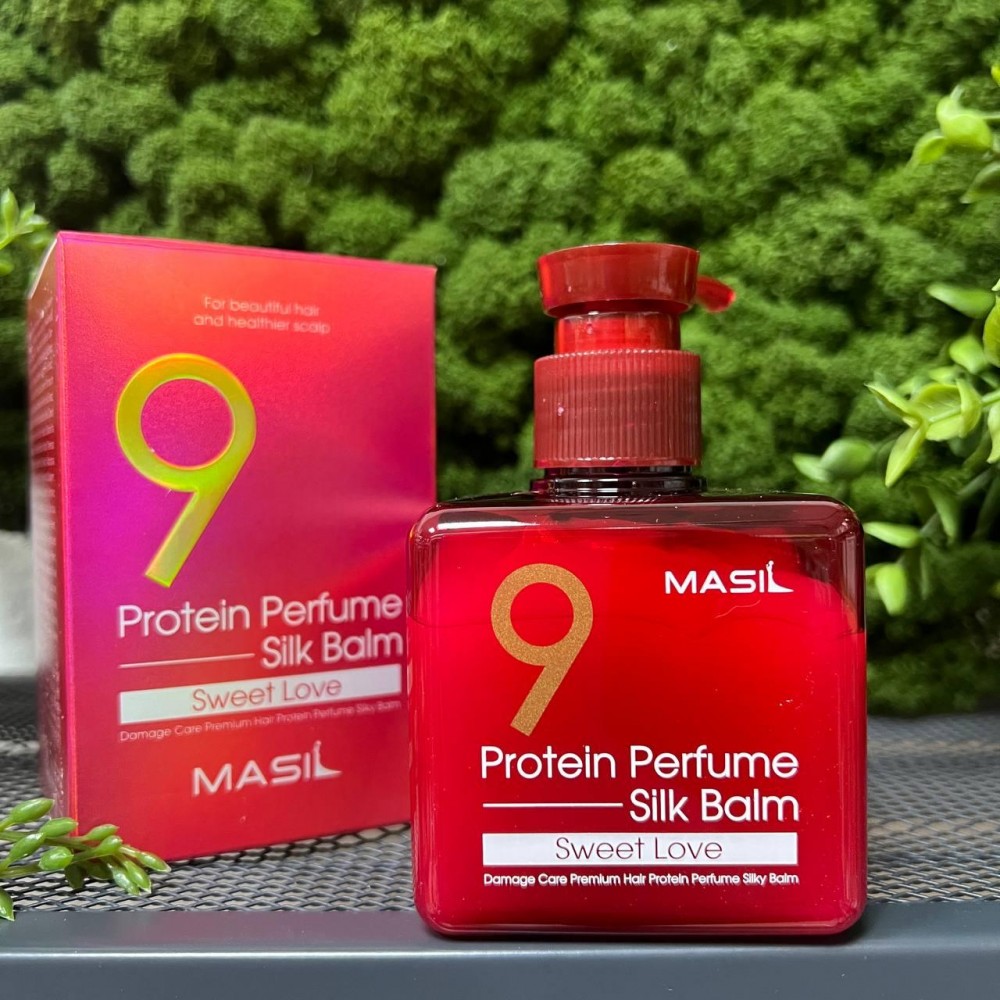 Бальзам несмываемый Masil для поврежденных волос 9 Protein Perfume Silk Balm SWEET LOVE, 180мл Бальзам несмываемый Masil для поврежденных волос 9 Protein Perfume Silk Balm SWEET LOVE, 180мл