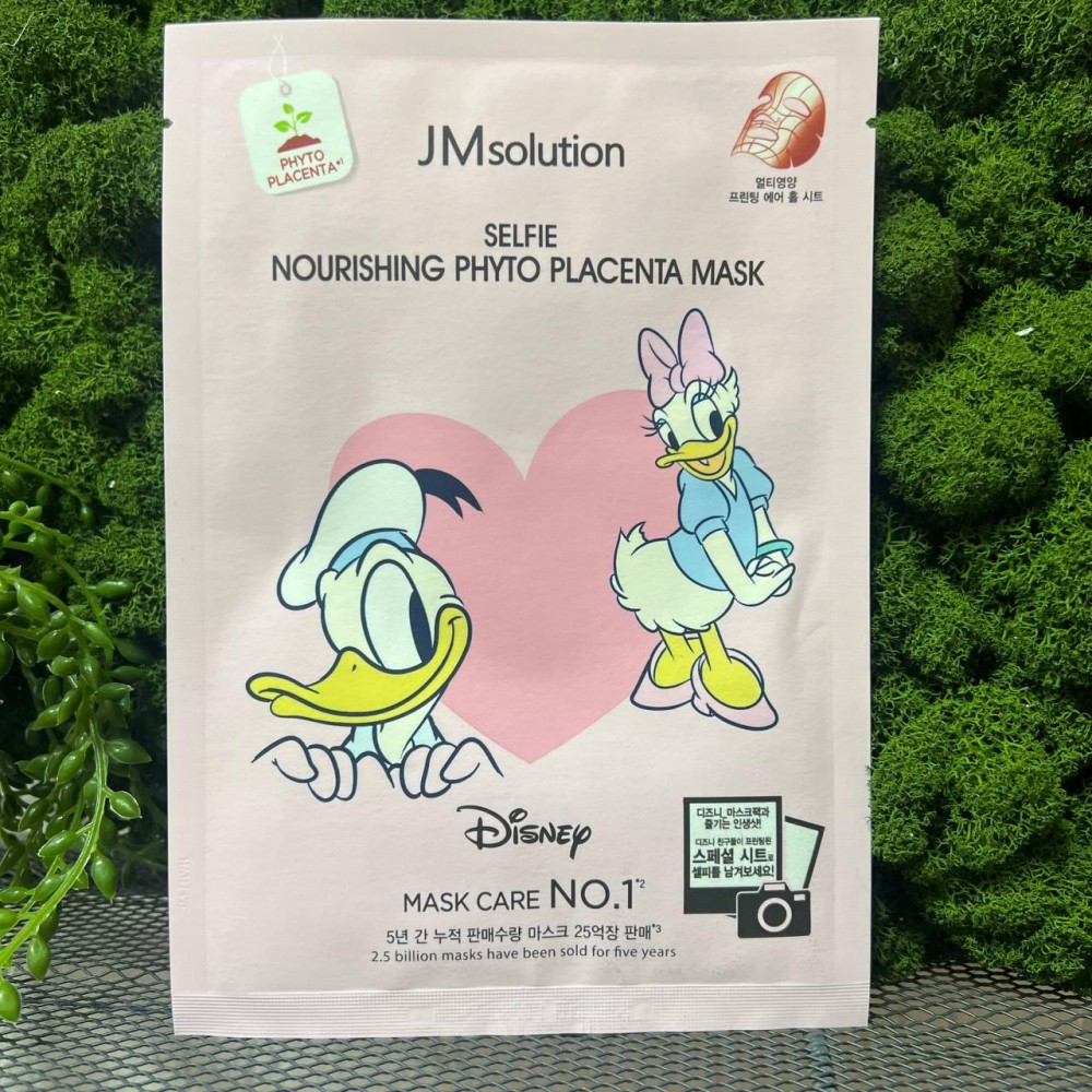 Тканевая маска с экстрактом фитоплаценты JM SOLUTION Disney Selfie Nourishing Phyto Placenta Mask