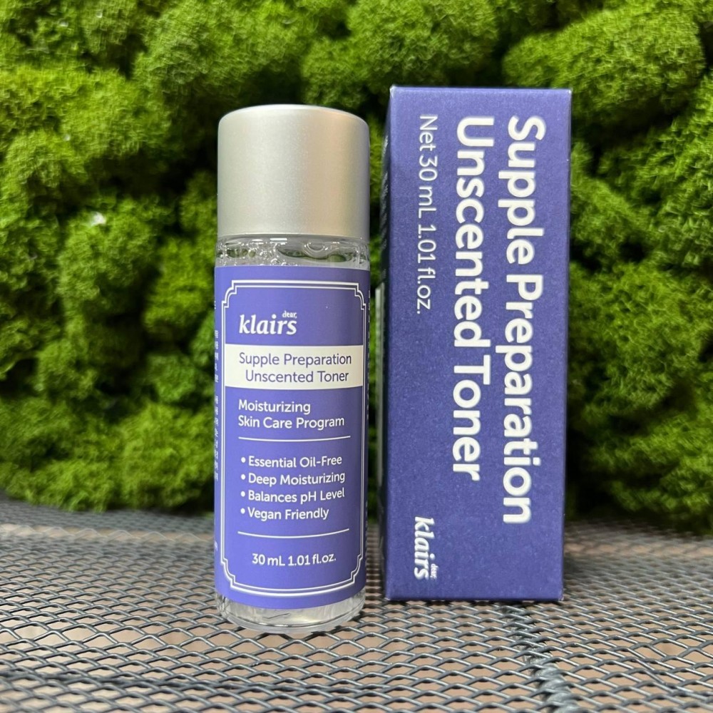 Смягчающий тонер для лица Dear, Klairs Supple Preparation Unscented Toner, 30мл