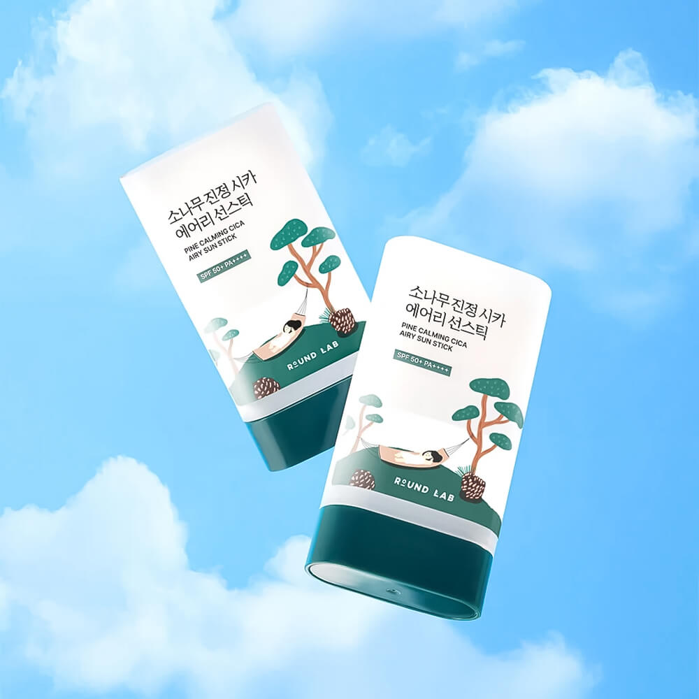 Солнцезащитный стик с экстрактом сосны Round Lab Pine Calming Cica Airy Sun Stick SPF50+ PA++++