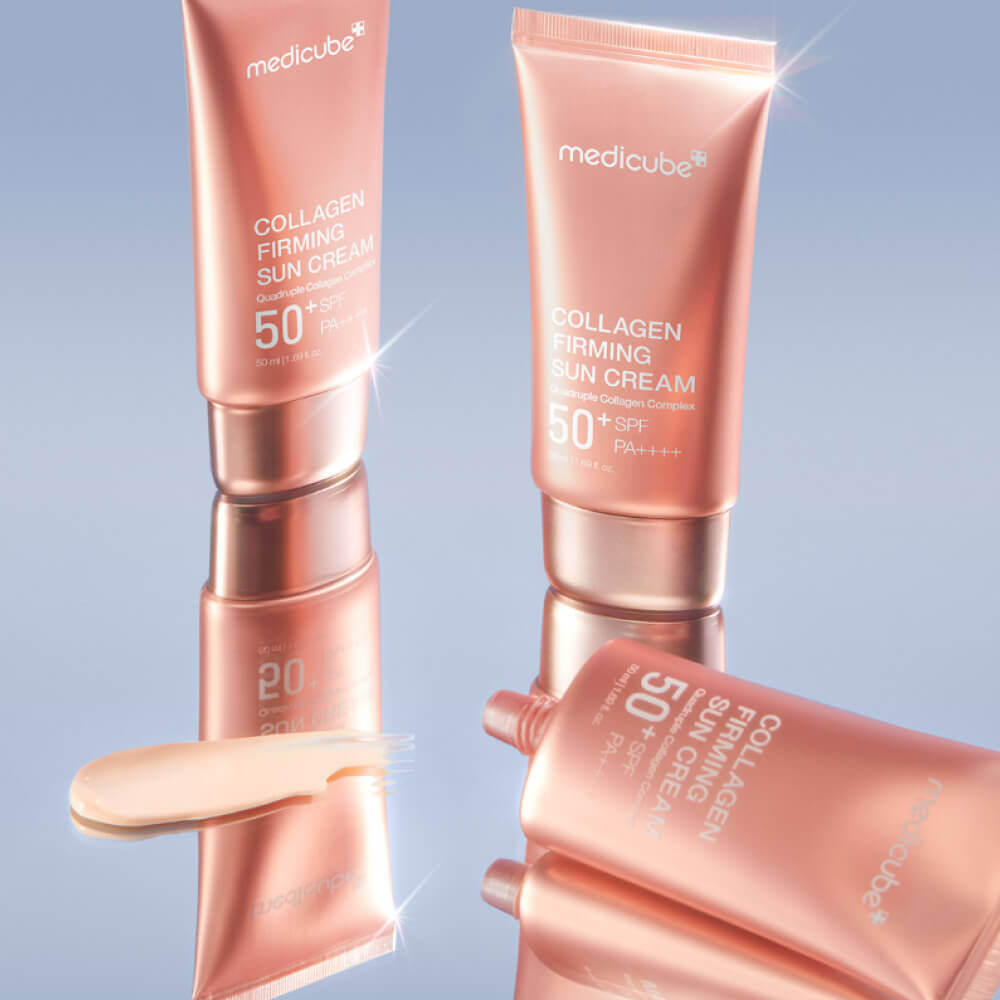 Тонирующий солнцезащитный крем с коллагеном medicube Collagen Firming Sun Cream SPF50+ PA++++ 10мл