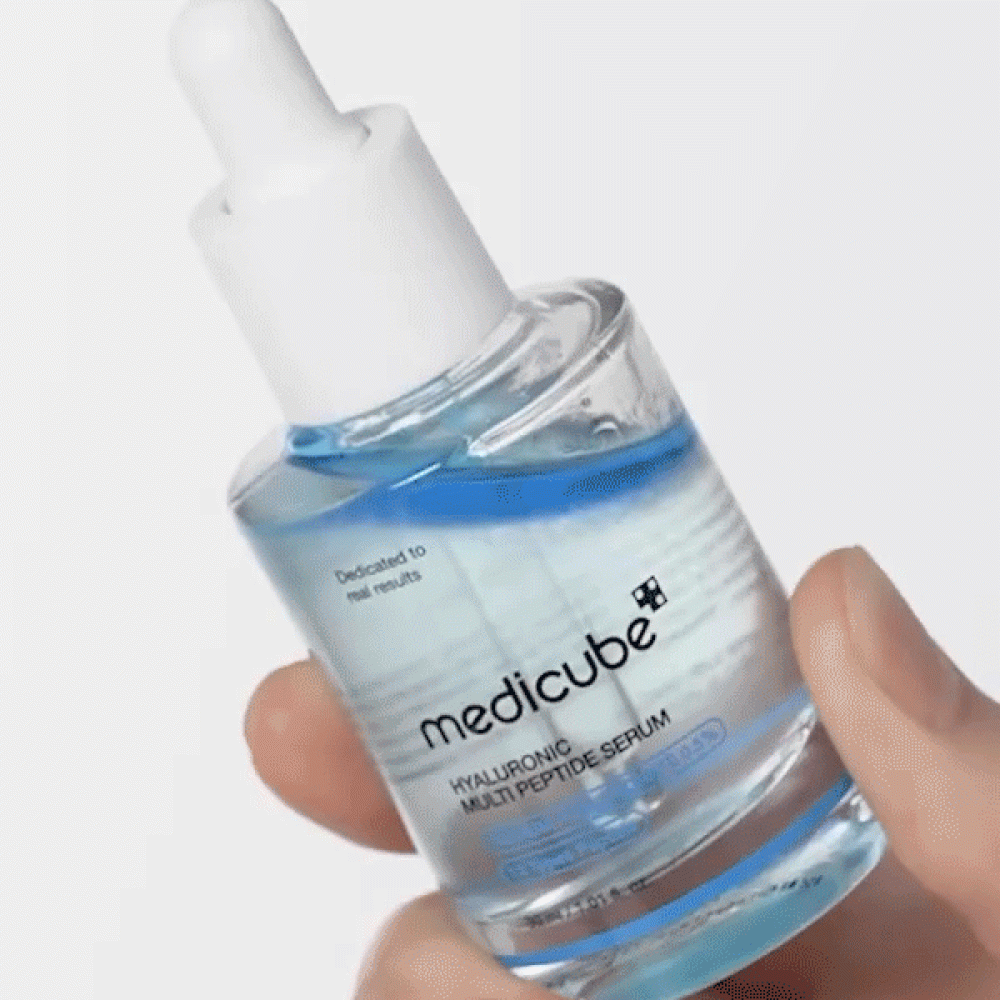 Двухфазная сыворотка с пептидами и ПДРН medicube Hyaluronic Multi Peptide Serum
