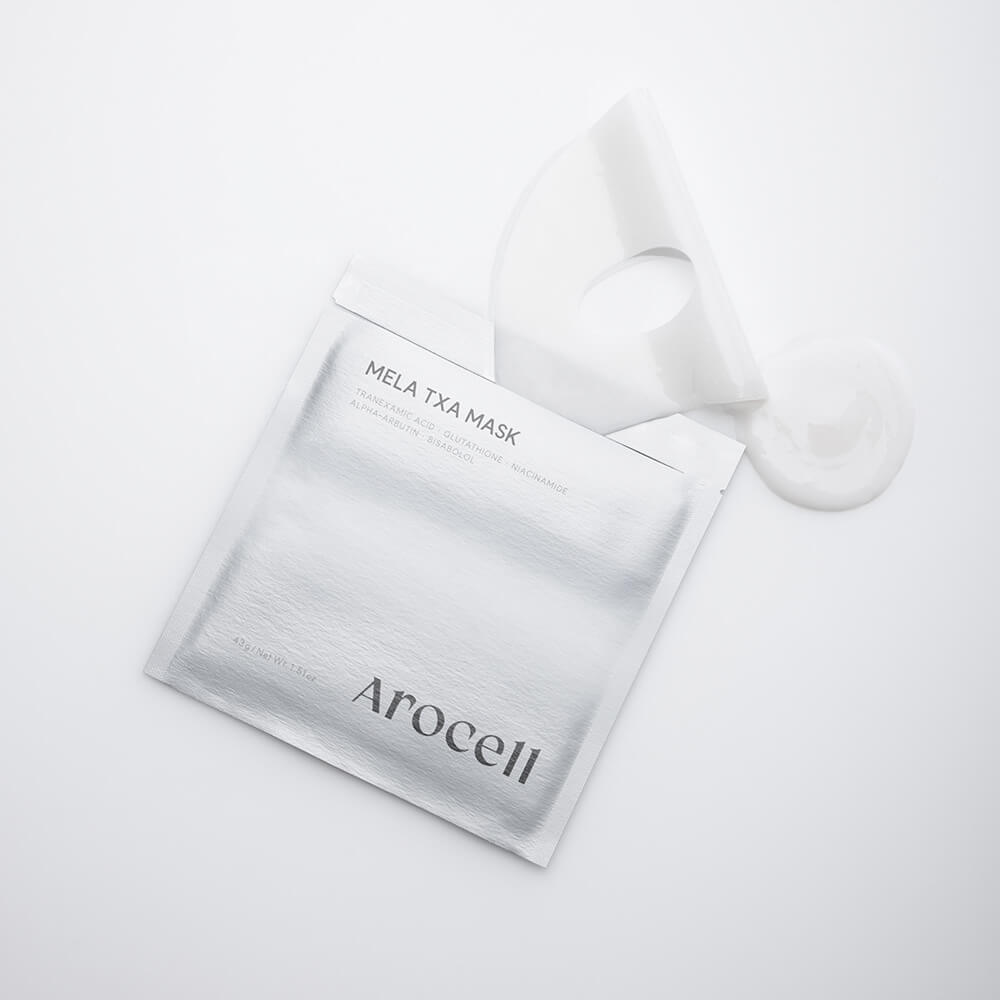 Осветляющая гидрогелевая маска с транексамовой кислотой Arocell Mela TXA Mask