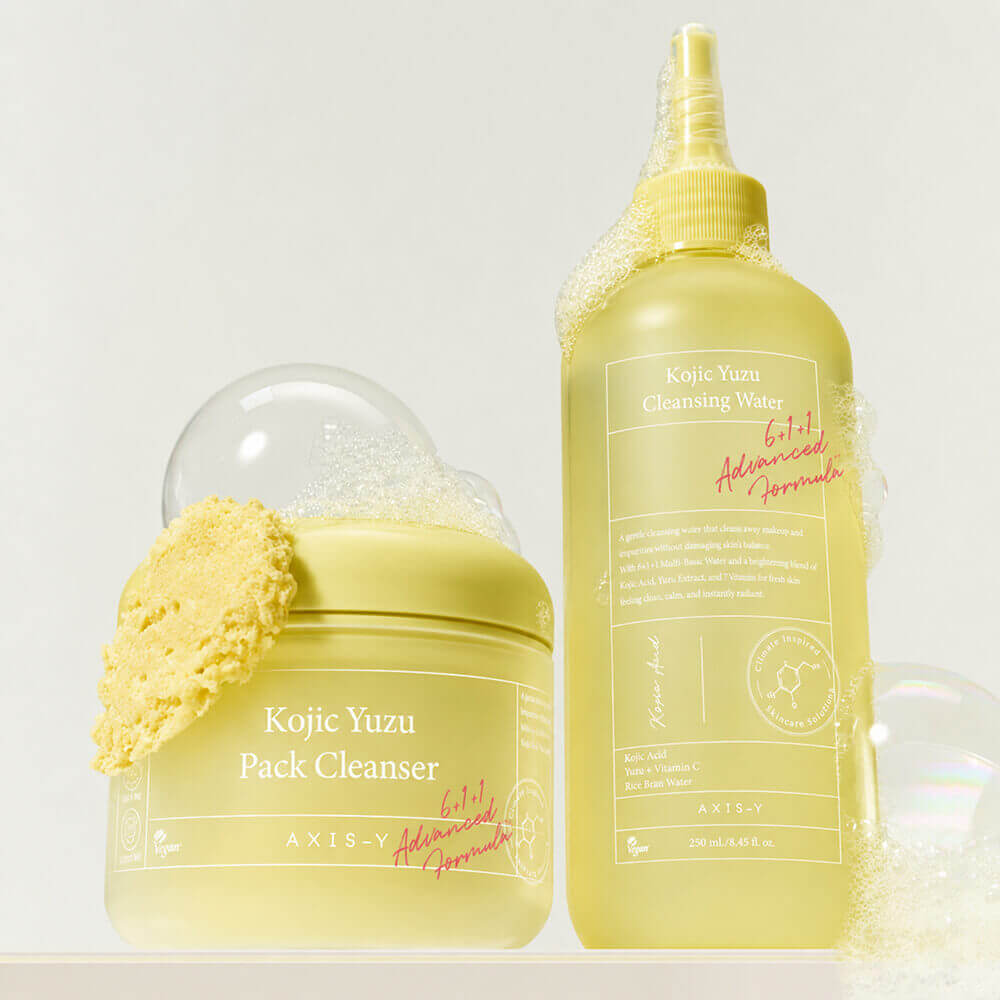 Очищающее средство с юдзу и койевой кислотой AXIS-Y Kojic Yuzu Pack Cleanser