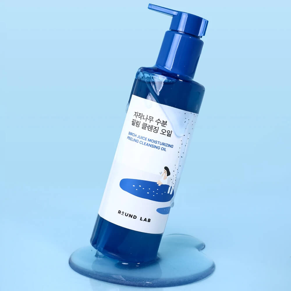 Гидрофильное масло с берёзовым соком Round Lab Birch Juice Moisturizing Peeling Cleansing Oil