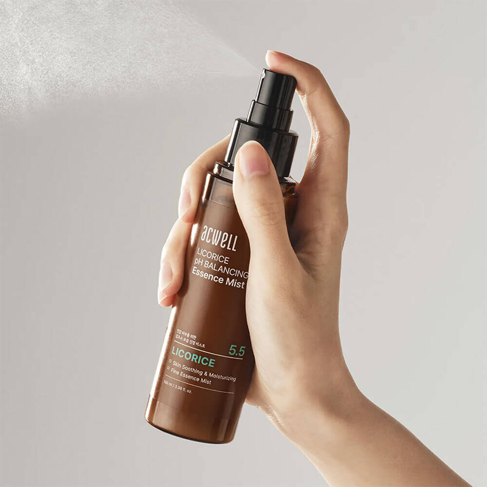 Увлажняющий мист с экстрактом солодки Acwell Licorice pH Balancing Essence Mist