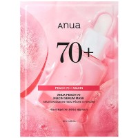 Тканевая маска с ниацинамидом и персиком для сияния кожи Anua Peach 70% Niacin Serum Mask