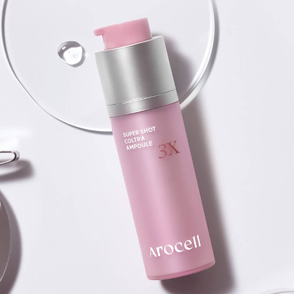 Разглаживающая ампула с микроиглами и коллагеном Arocell Super Shot Coltra Amploue 3X