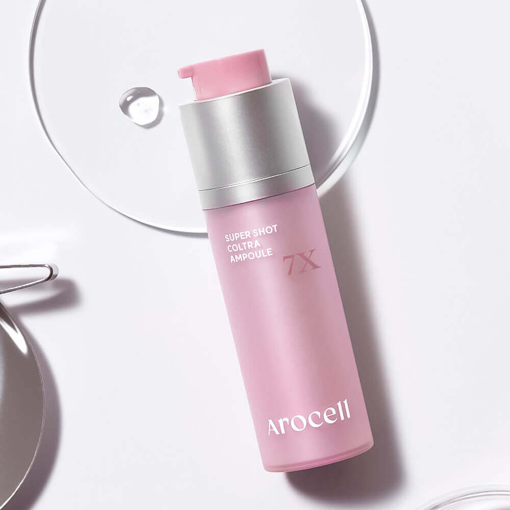 Интенсивная разглаживающая ампула с микроиглами и коллагеном Arocell Super Shot Coltra Amploue 7X