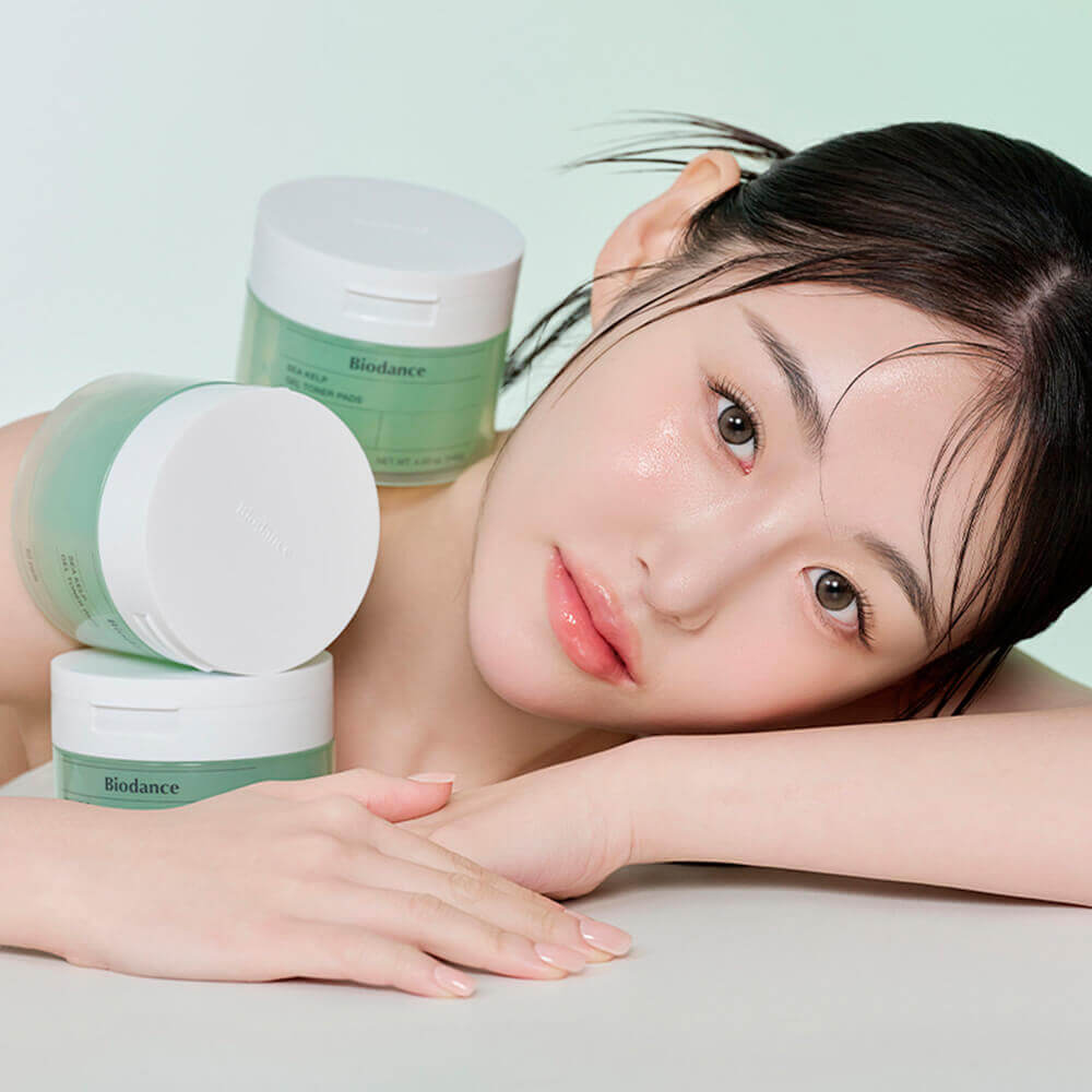 Успокаивающие пэды с водорослями Biodance Sea Kelp Gel Toner Pad
