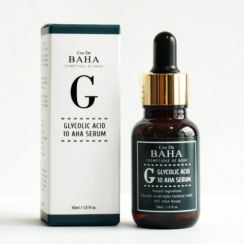 Сыворотка c гликолевой кислотой для проблемной кожи Cos De Baha Glycolic Acid 10 AHA Serum