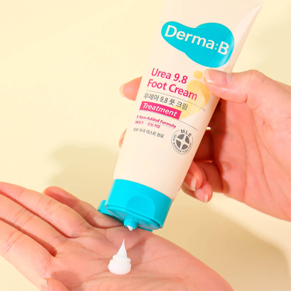Смягчающий ламеллярный крем для ног с мочевиной Derma:B Urea Foot Cream