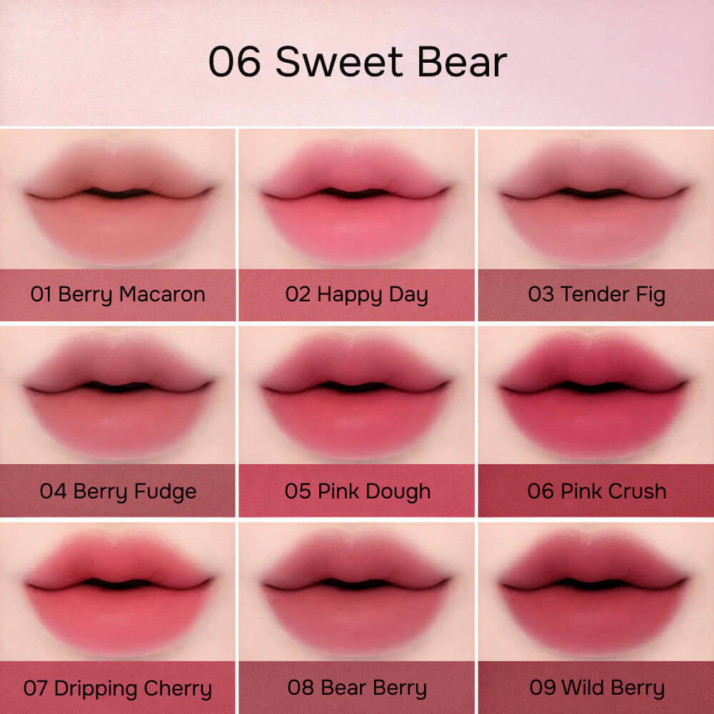 Кремовая палетка для макияжа губ и щёк Dasique Mood Painting Lip & Cheek Palette 06 Sweet Bear