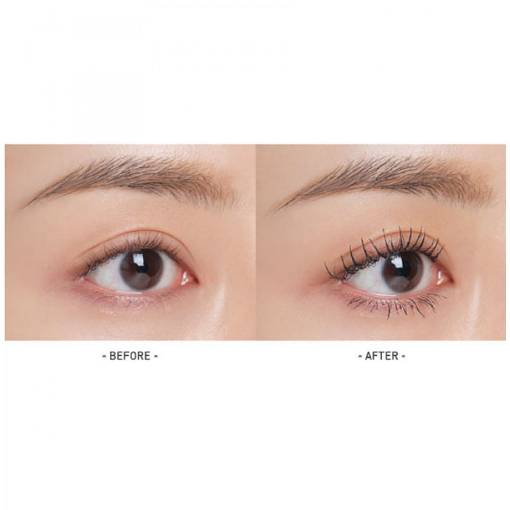 Удлиняющая чёрная тушь с эффектом подкручивания Heimish Dailism Smudge Stop Mascara Curling 01 Black
