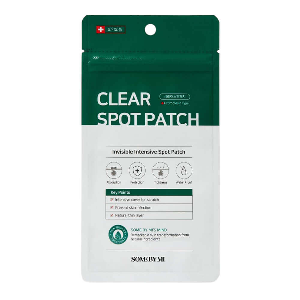 Антибактериальные наклейки против прыщей Some By Mi 30 Days Miracle Clear Spot Patch Антибактериальные наклейки против прыщей Some By Mi 30 Days Miracle Clear Spot Patch