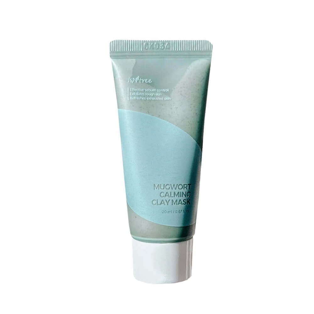 Миниатюра Глиняная маска с экстрактом полыни для проблемной кожи IsNtree Mugwort Calming Clay Mask 20 мл