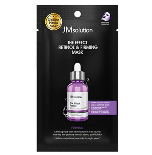 Тканевая маска с ретинолом JMsolution The Effect Retinol & Firming Mask