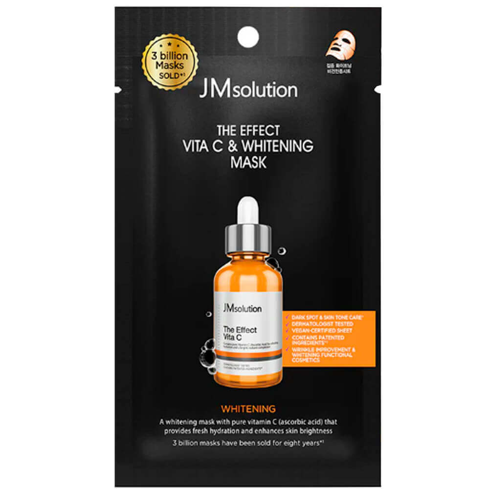 Тканевая маска с витамином C JMsolution The Effect Vita C & Whitening Mask