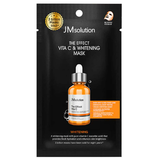 Тканевая маска с витамином C JMsolution The Effect Vita C & Whitening Mask