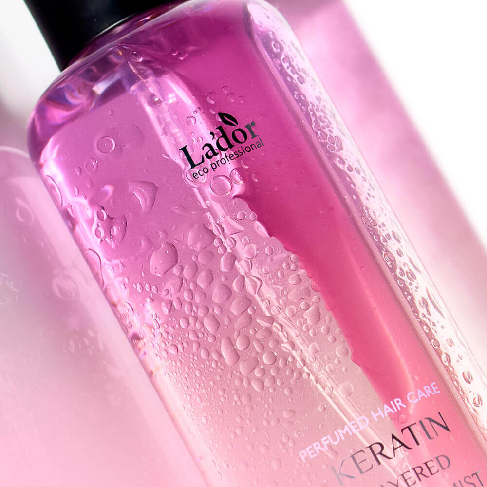 Парфюмированный двухфазный мист для волос Lador Keratin Layered Oil Mist Fig Tea