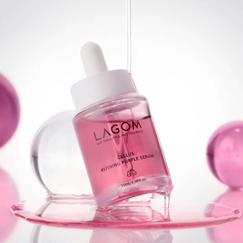 Сыворотка с азелаиновой кислотой для проблемной кожи Lagom Cellus Refining Purple Serum
