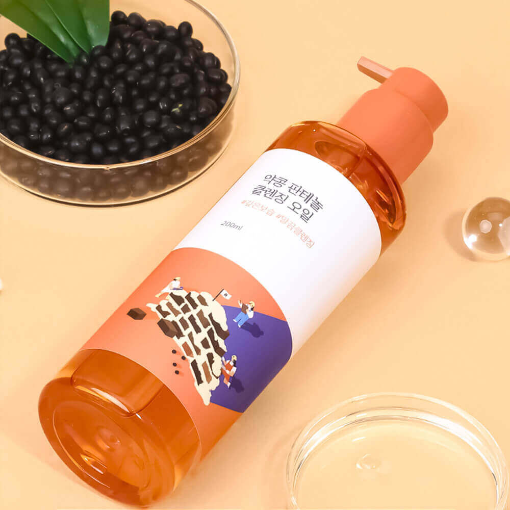 Гидрофильное масло с чёрной соей и пантенолом Round Lab Soybean Panthenol Cleansing Oil Гидрофильное масло с чёрной соей и пантенолом Round Lab Soybean Panthenol Cleansing Oil