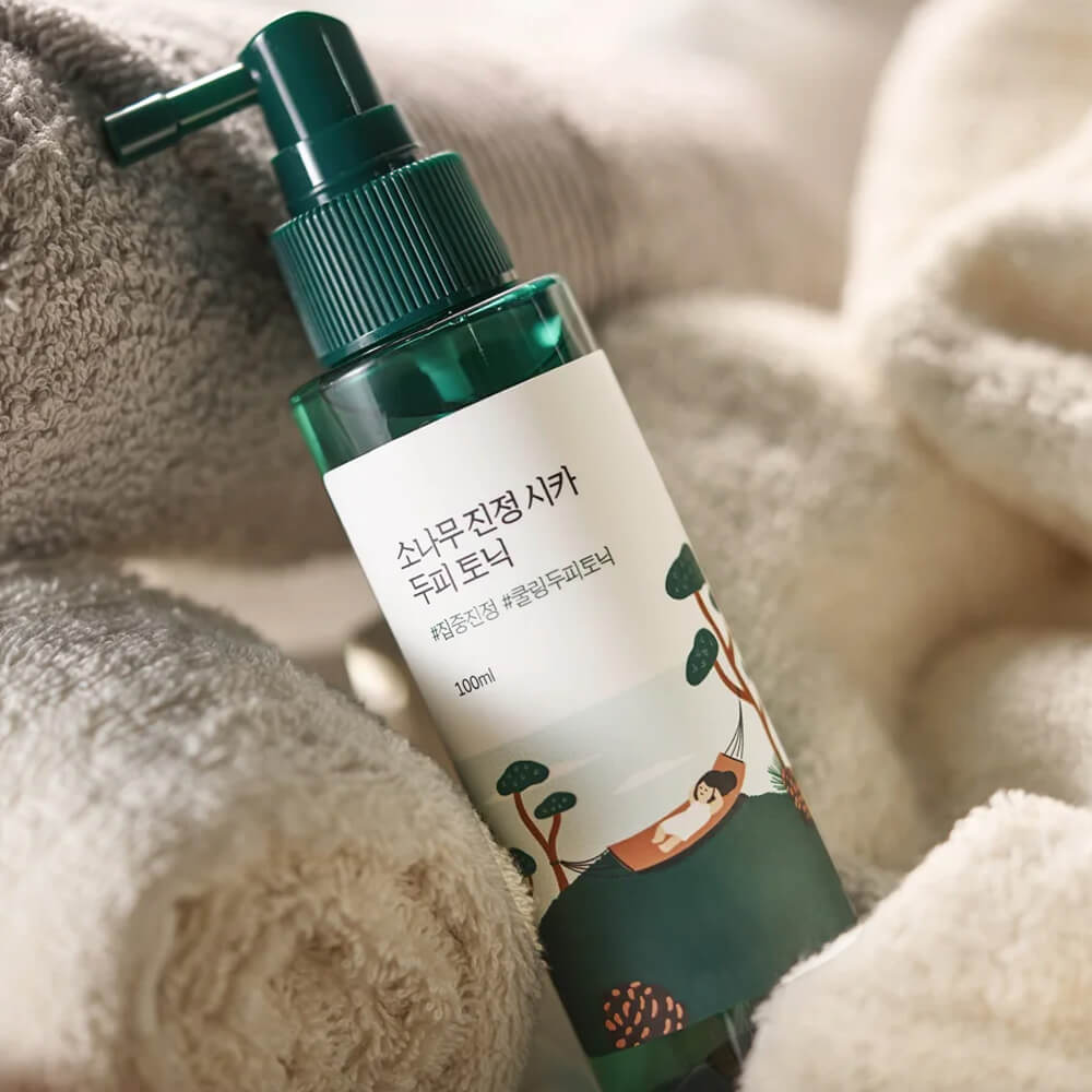 Себорегулирующий тоник для кожи головы Round Lab Pine Calming Cica Scalp Tonic 100мл